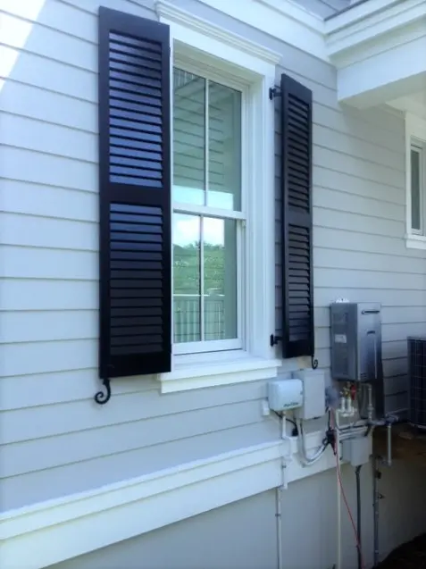 black exterior shutters in Tampa, FL