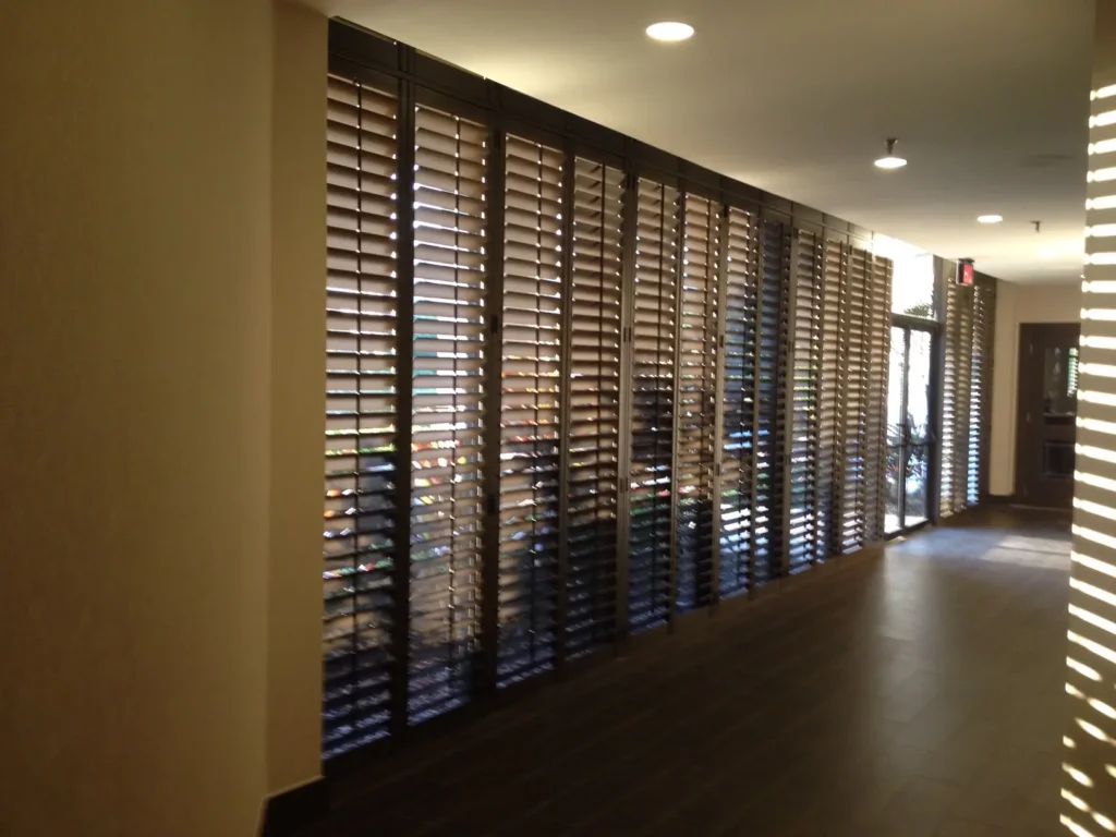 custom window treatments on large windows