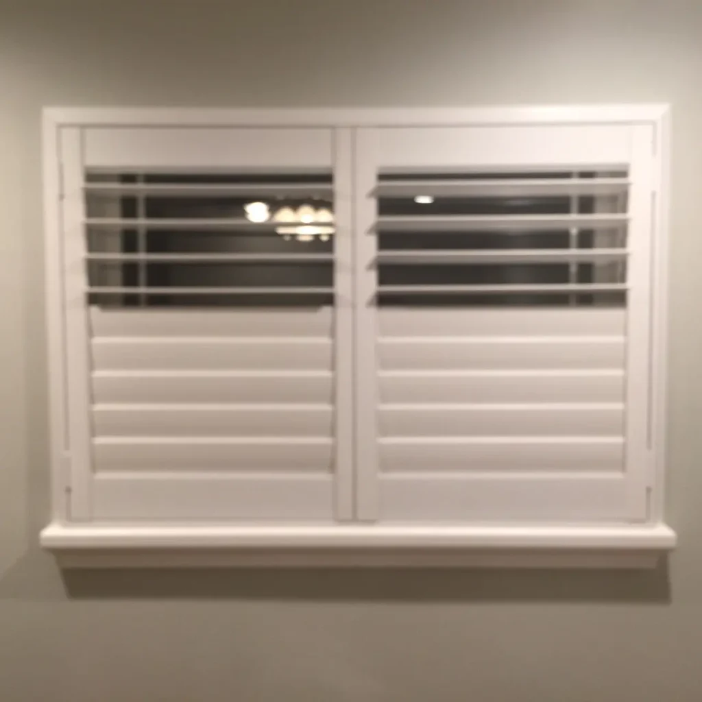 white islander series shutters