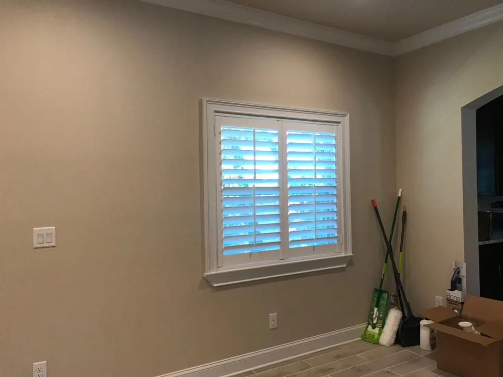 blue islander series pvc shutters