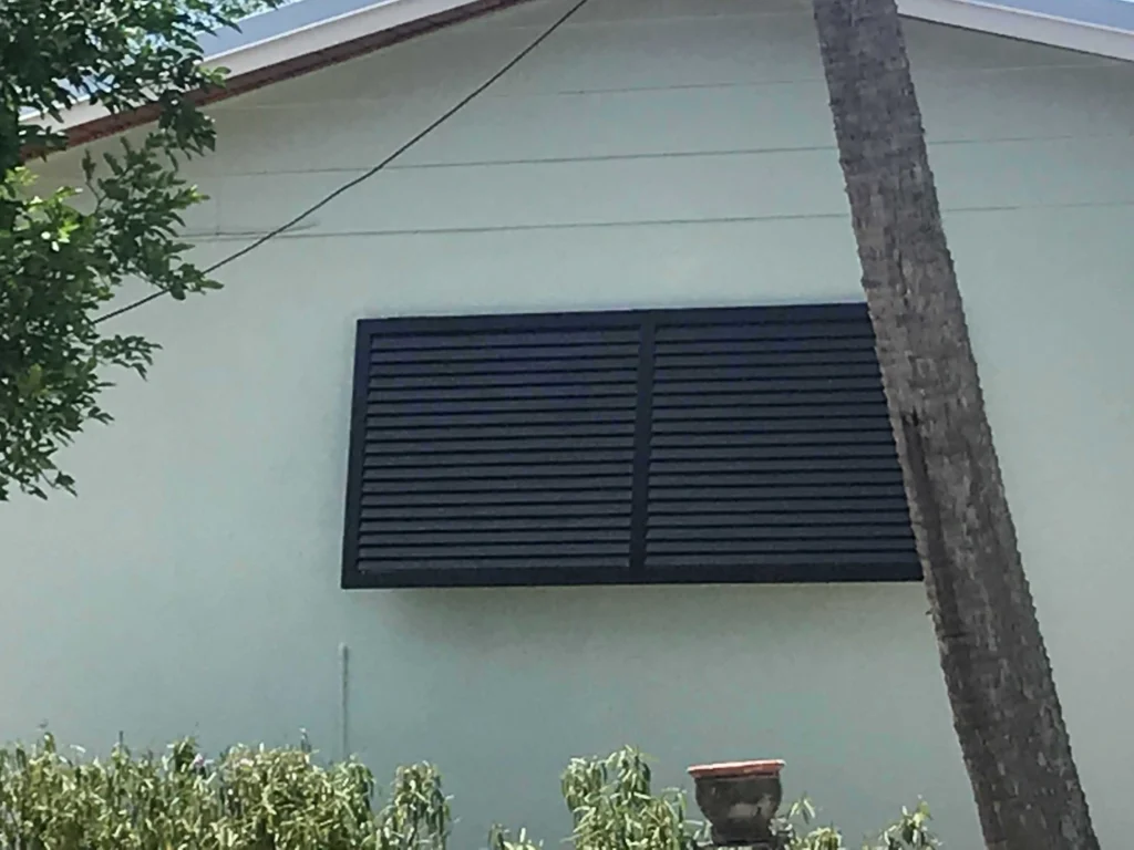 colored exterior shutter