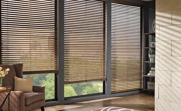 high-quality classic wood blinds